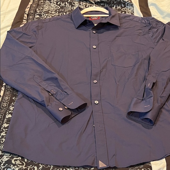 UNTUCKit Navy Casual Button Down Shirt - Picture 2 of 9